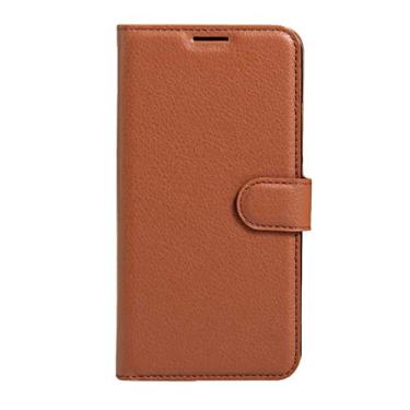 Imagem de CHAJIJIAO Capa ultrafina para Sony Xperia X Compact Texture Horizontal Flip Leather Case com suporte e compartimentos para cartões e carteira (preto) Capa traseira para telefone (cor marrom)