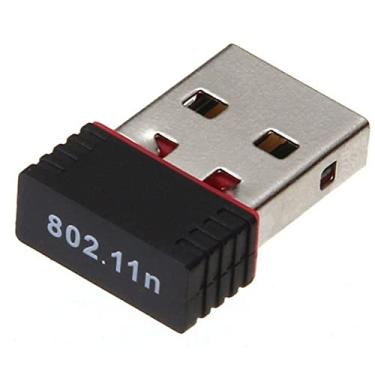 Imagem de Mini Adaptador Wifi Nano 2.4 Ghz 450 Mpbs Rede Wireless Transmissão de Dados Acessório Para Notebooks