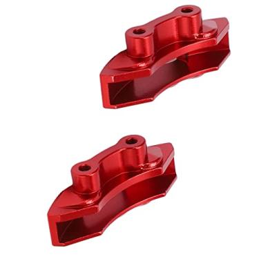 Imagem de Pinças de disco de freio dianteiro traseiro 1/6, pinça de disco de freio 1/6 de tamanho pequeno, estável, desempenho, resistência a deformações, peso leve para carro RC(vermelho)