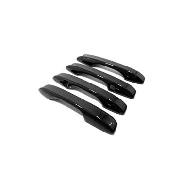 Imagem de GZBFTDH Capas de tigela de maçaneta de porta de carro para acessórios Honda HR-V 2022, protetor de alça lateral retrovisor, peças externas automotivas estilo de decoração (preto)