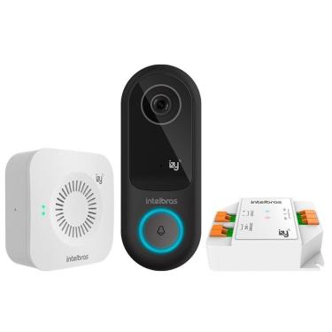 Imagem de Vídeo Porteiro Intelbras Smart IVW 3000+, com Microfone, Preto