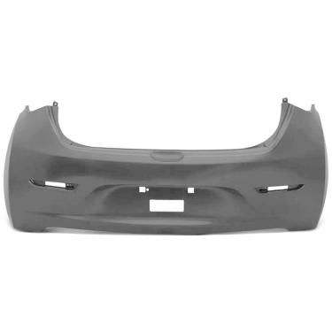 Imagem de Parachoque Traseiro Hb20 Hatch 2013 A 2015 Preto Liso Dts