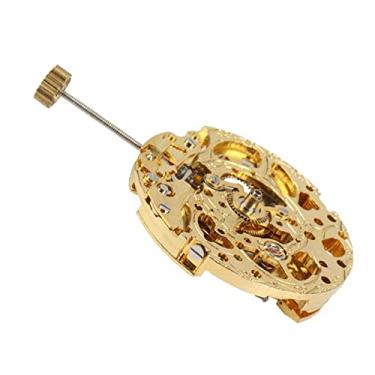 Imagem de TECKEEN Movimento mecânico automático oco de três agulhas para acessórios de relógio de movimento 8205 8215