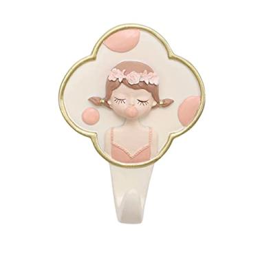 Imagem de KIZQYN Ganchos de casaco suporte de parede, suporte de chapéu para parede, suporte de parede de design moderno decorativo para bonés de beisebol, casacos, bolsa cabide de parede (cor: b)