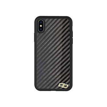 Imagem de Para iPhone X Capa capinha case Fibra Carbono Real Anti Impacto antiqueda