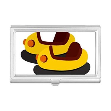 Imagem de Porta-cartões de visita com ilustração para parque de diversões e porta-cartões