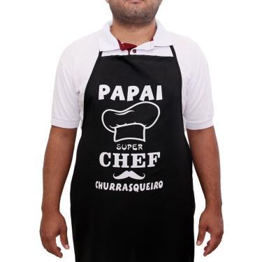 Imagem de Avental Papai Super Chef Churrasqueiro Presente Pai