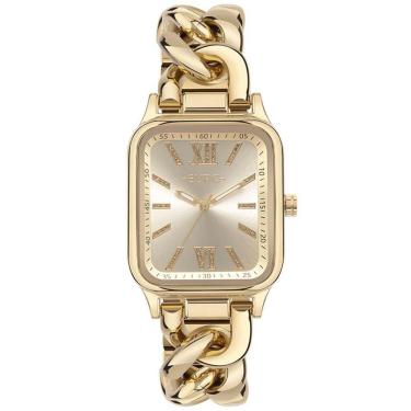 Imagem de Relógio Euro Feminino Ref: Eu2035yuf/4d Bracelete Retangular Dourado