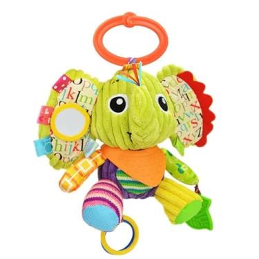 Imagem de Móbile De Pelúcia Com Chocalho Para Bebês (Verde (Elefante))