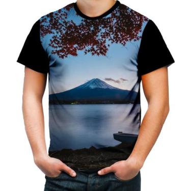 Imagem de Camiseta Colorida Monte Fuji Japão Vulcão Japan Vulcan 1 - Kasubeck St