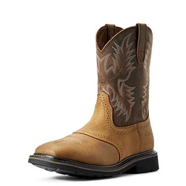 Imagem de Bota de trabalho masculina Ariat Sierra bico quadrado largo, Aged Bark, 7