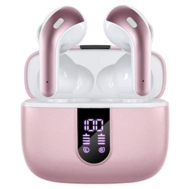 Imagem de TAGRY Bluetooth Headphones True Wireless Earbuds 60H Playback LED Power Display Earphones with Wireless Charging Case
