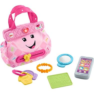 Imagem de Fisher-Price Laugh & Learn My Smart Purse, Pink, Musical Baby Toy