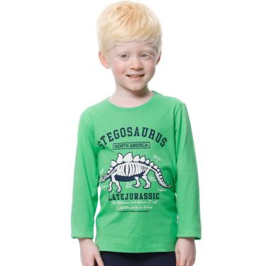 Imagem de Infantil - Camiseta Creative Stegosaurus Banana Danger 1 Verde  menino