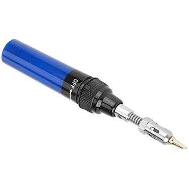 Imagem de Ferro de solda a gás 1300 ℃, maçarico a gás butano sem fio, caneta de ferro de solda, ferramenta de caneta de solda (azul)