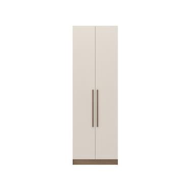 Imagem de Armário Modulado Bartira Lugano com 2 Portas 2 Gavetas 1 Prateleira Casal – Avelã/Capuccino