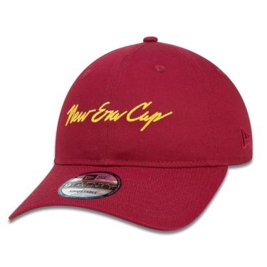 Imagem de BONE 9TWENTY STRAPBACK CLASSIC ABA CURVA VERMELHO ESCURO ABA CURVA STRAPBACK VERMELHO ESCURO NEW ERA-Masculino