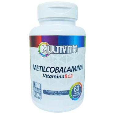 Imagem de Vitamina B12 Metilcobalamina 414% 60 Cápsulas-Unissex