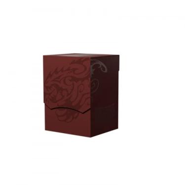 Imagem de Dragon Shield Card Deck Box – Deck Shell: Blood Red/Black – Durable and Sturdy TCG, OCG Card Storage – Compatible with Pokemon Yugioh Commander and MTG Magic: The Gathering Cards