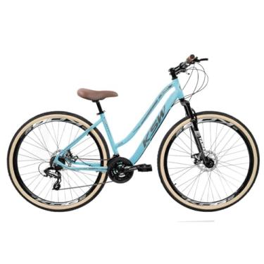 Imagem de Bicicleta aro 29 KSW Sunny Retro 21V Freioa Disco,17,Azul Claro