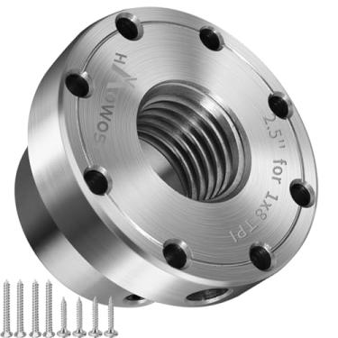 Imagem de Torno de madeira placa frontal de aço 6,3 cm para eixo de 2,5 cm x 8TPI