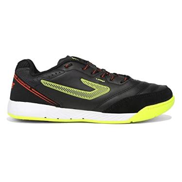 Imagem de Chuteira Futsal Topper Dominator Pro Iv Preto/amarelo Neon/vermelho Tp03270001 40