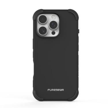 Imagem de PureGear Capa DualTek para Apple iPhone 16 Pro Max (2024) 6,9 polegadas, proteção aprovada e testada militar, capa protetora durável resistente para iPhone 16 Pro Max, certificação de teste de queda