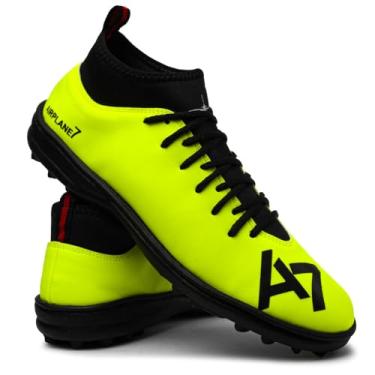 Imagem de Chuteira Society Futebol 7 Adulto e Infantil Original A7 (Verde Neon, BR, Adulto, Numérico, 43)