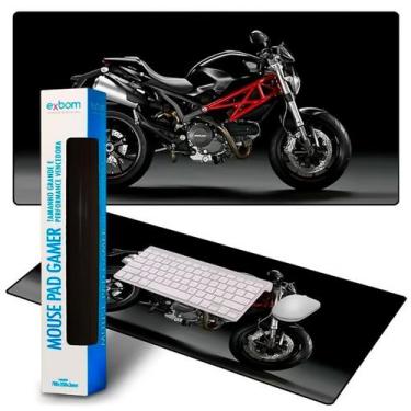 Imagem de Mouse Pad Extra Grande Antiaderente Gamer Home Office 70x35 - Exbom