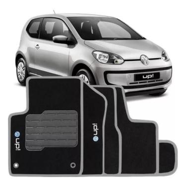 Imagem de Tapete Automotivo UP Carpete Bordado - TTs Distribuidora, Cinza
