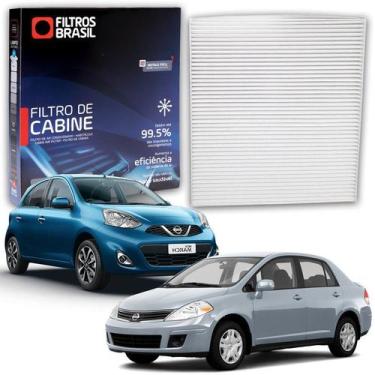 Imagem de Filtro Cabine Ar Condicionado para Nissan March S SR SV SL Nissan Vers