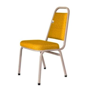 Imagem de Cadeira Empilhável para Hotelaria Linha Hotel Jersey Amarelo - Design 