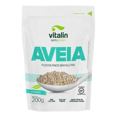 Imagem de Aveia Em Flocos Finos Sem Glúten Vitalin Pouch 200g