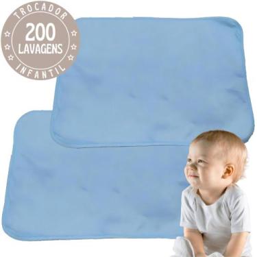 Imagem de 2 pcs Trocadores Portáteis 70x50 Bebê Absorvente Acolchoado Multiuso -