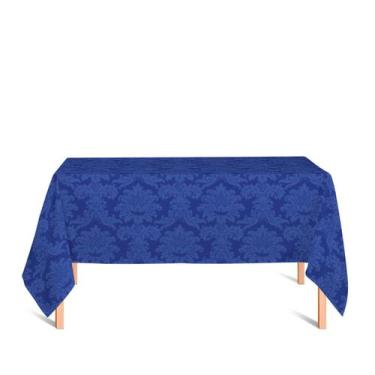 Imagem de Toalha de Mesa Retangular em Tecido Jacquard 100% Poliéster Medalhão A