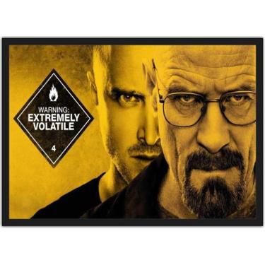 Imagem de Quadro Decorativo Breaking Bad Séries Cinema Salas Quartos Decorações 