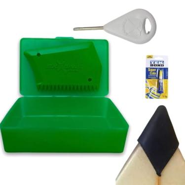 Imagem de Kit Surf Completo: Caixa Para Parafina Prancha de Surf + Chave Quilha+ Protetor de Bico+Cola Tekbond