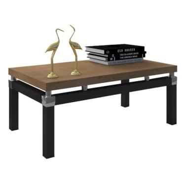 Imagem de Mesa De Centro Malva MC01 Preto Com Tampo Em MDP Demoliçao
