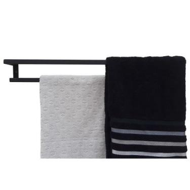 Imagem de Porta Toalhas Strassis Design SD-4001 Metal Cor: Preto