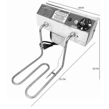 Imagem de Cabeçote Elétrico Completo para Fritadeira Industrial de 5 L - IPE COZ