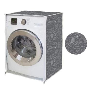 Imagem de Capa Estampada Visor Transparente Máquina Lava E Seca C/ Visor Imperme