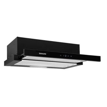 Imagem de Depurador De Ar Suggar Slim De Embutir 60 Cm Preto 110v De61thpt, 110V