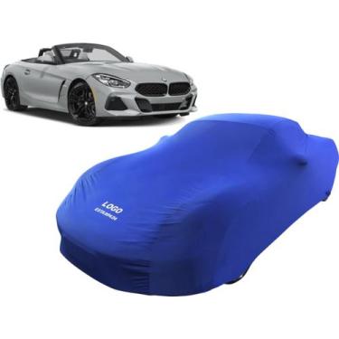 Imagem de Capa Para Carro Bmw Z4 De Tecido Com Proteção Contra Riscos - Mz, Azul