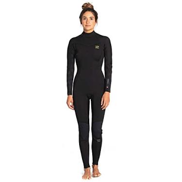 Imagem de Billabong Women's 3/2 Synergy Back Zip Wetsuit Black 10