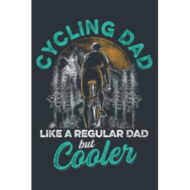 Imagem de Cycling Dad Nature Mountain Bike Cool Biking Father: Study Notebook, 6 x 9 inches, 120 pages