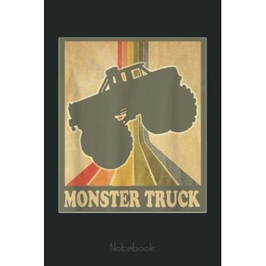 Imagem de Retro Big Size Truck Monster Style Car Monster Trucks Gifts Notebook: Funny Monster Trucks Gifts for Kids Great Kids Appreciation Thank Gag Gifts for Girls Toddler Boys Dad Mom