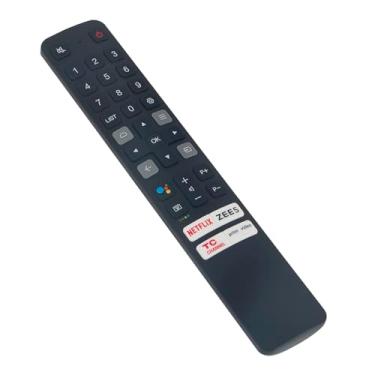 Imagem de Controle remoto de voz de substituição 06-BTZNYY-MRC901V RC901V FMRC compatível com TCL LED Smart Android TV 43P615 50P615 55P615 65P615 43P725 50P725 55P725 65P725 75P725 50C7 25 55C725 65C725 75C725