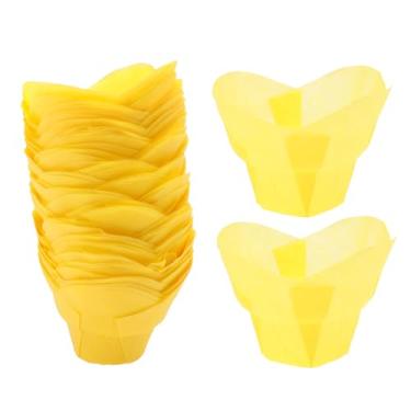 Imagem de 100 Unidades Forros De Mini Cupcake Embalagem De Bolo Assando Embalagem De Cupcake De Padaria Porta Papel Cupcake Forminhas De Muffin Bebê Resistente a Óleo Bolo De Aniversário