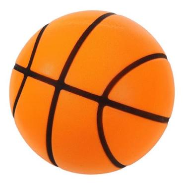 Imagem de BHLPOOGY Silent Basketball, Dribble Dream Indoor Basketball Tamanho 3 (18 cm), Basquete de espuma para drible silencioso, basquete de treinamento interno