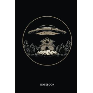 Imagem de Alien Notebook: Alien Forest Galaxy Science Fiction Extraterrestrials Space | Alien Journal, Lined Journal Ufo, Ufo Journal, Lined Journal Alien, Size 6 X 9", 120 Pages.